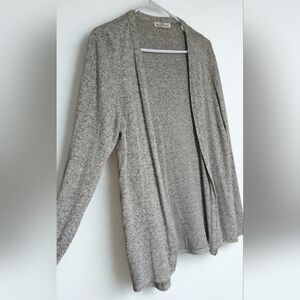 Womens Sz Lg Womens Catdigan Sweater Tan Wallflower